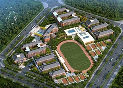 学校俯视图 学校俯视图